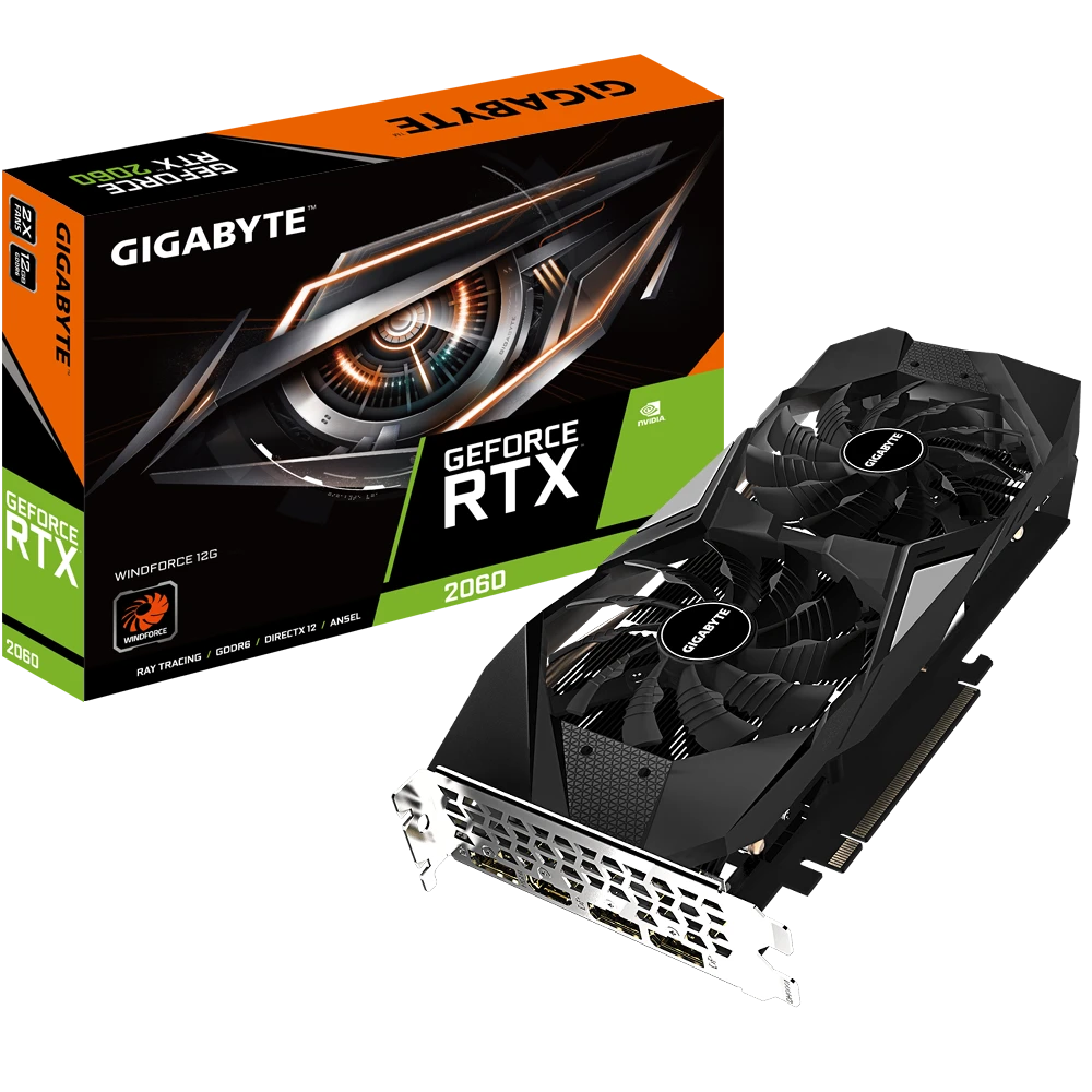 Gigabyte GeForce RTX 2060 WINDFORCE 12G